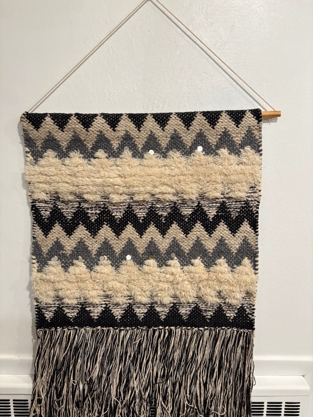 Macrame Wool and Cotton Wall Hanging